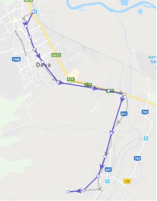 Traseu linia 1